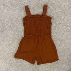 Kids Rust Red Romper